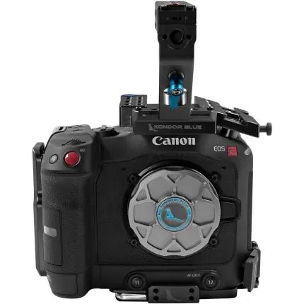 Kondor Blue Camera Cage with Top Handlee for Canon C70 Space Gray
