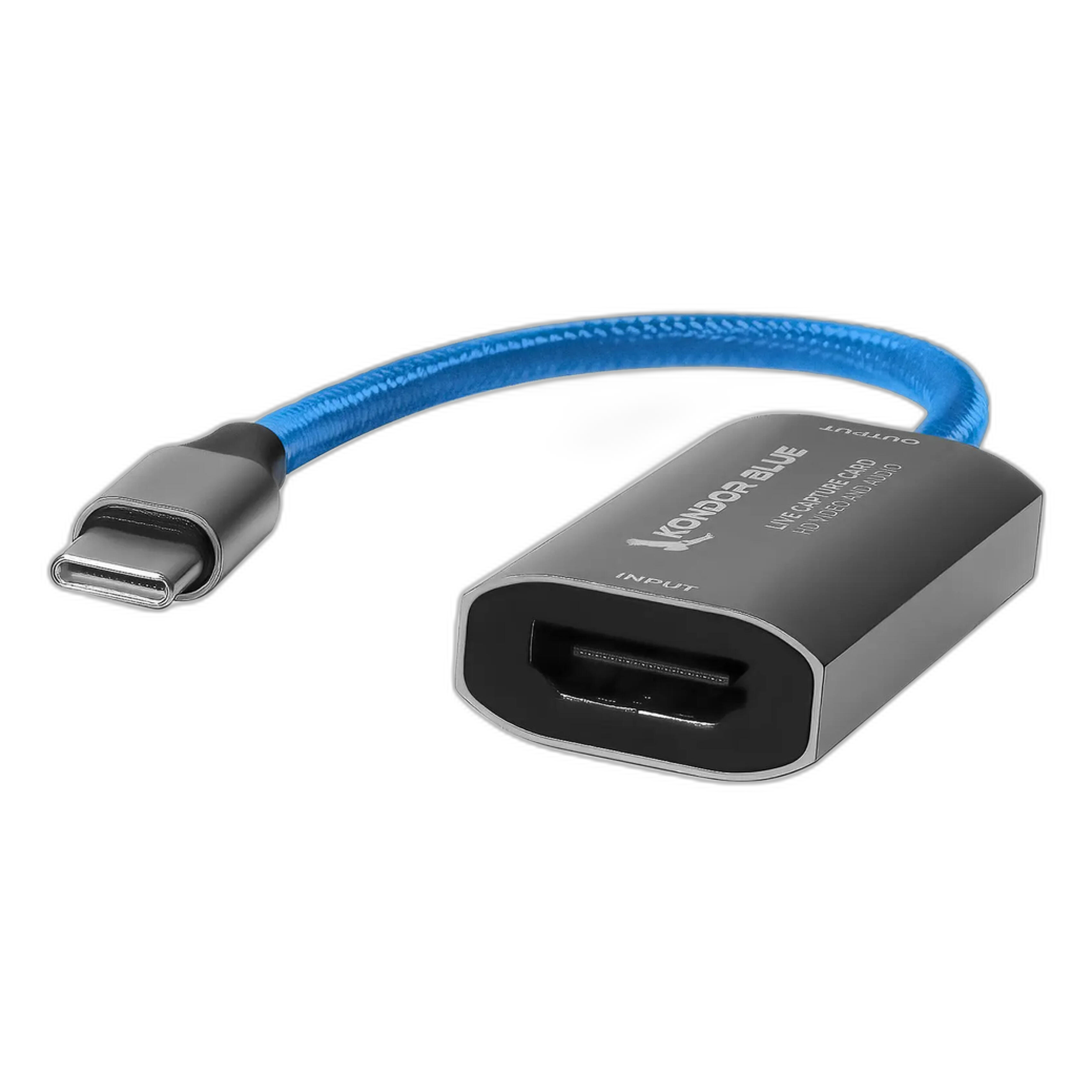Kondor Blue HDMI to USB-C Capture Card