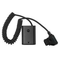Kondor Blue D-Tap to NP-FZ100 Dummy Battery Cable for Sony a7S III (Black) 0