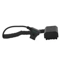 Kondor Blue D-Tap to NP-FZ100 Dummy Battery Cable for Sony a7S III (Black) 1