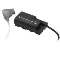 Kondor Blue D-Tap To Sony L Series Dummy Battery NPF Cable (16-36 inch) blk 0