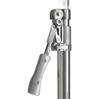 Kupo Kupole 2 Section Aluminum Pole 82.7 To 145 In Silver 1