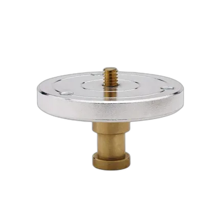 Kupo 1/4 Inch -20 Threaded Mounting Plate with Baby 5/8 Inch Stud