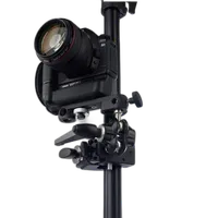 Kupo Double Ball Joint Adapter with Dual 5/8 Inch Studs with Camera Bracket 1