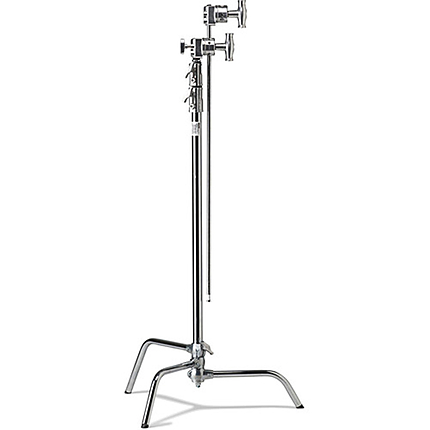 Kupo 40in Sliding Base C Stand Kit w/Hex Stud Grip Arm - Silver