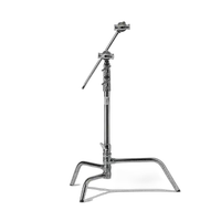 Kupo 20 in Turtle Base C-Stand Kit w/ 2.5 in Grip Head  and  20 in Hex Stud Arm 0
