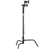 Kupo 40 in Turtle Base C-Stand Kit Black w/Grip Head  and  40in Hex Stud Arm 1