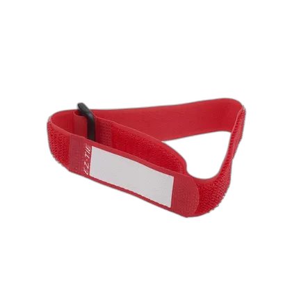Kupo EZ-TIE Deluxe Cable Ties 0.78 x 16.1 Red (10 Pack)