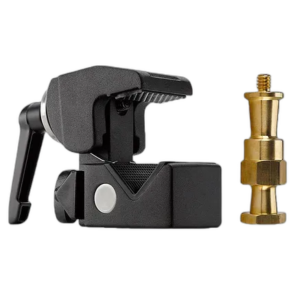 Kupo Convi Clamp with Adjustable Handle and Hex Stud - Black