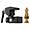 Kupo Convi Clamp with Adjustable Handle and Hex Stud - Black