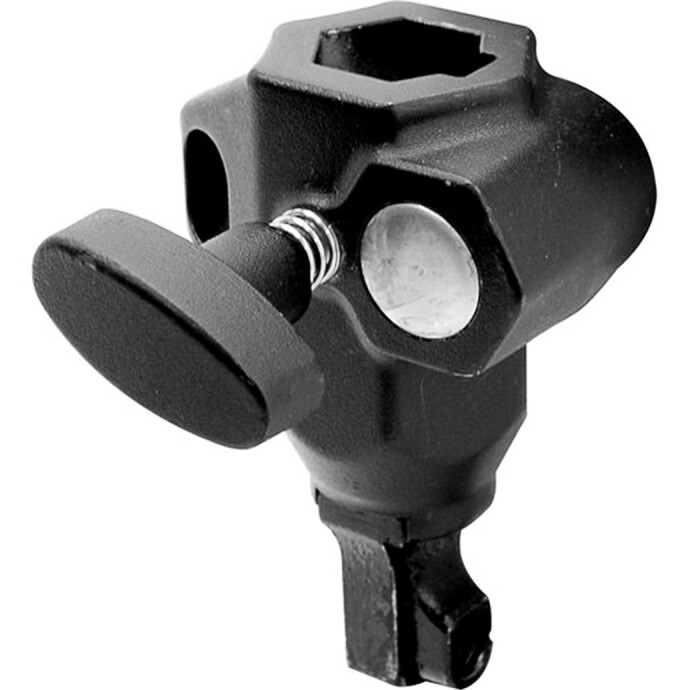 Kupo Double Socket w/Safety Spring Pin - Black