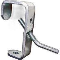 Kupo Stage Clamp with 13mm Hole - Silver 0