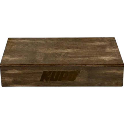 Kupo Brown Stained Apple Box - Half - 20in X 12in X 4in