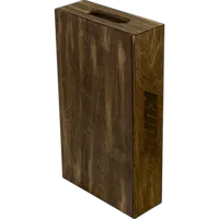 Kupo Brown Stained Apple Box - Half - 20in X 12in X 4in 1