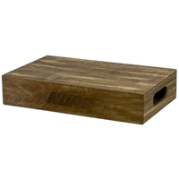 Kupo Brown Stained Apple Box - Half - 20in X 12in X 4in 2