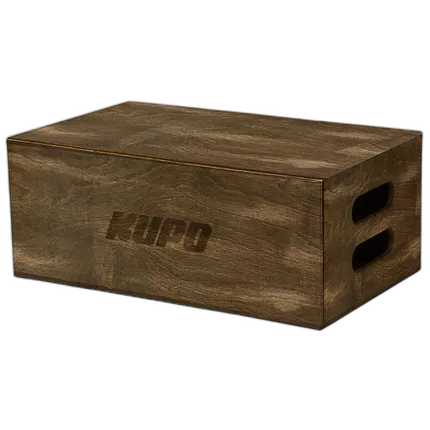 Kupo Brown Stained Apple Box - Full - 20in X 12in X 8in