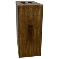 Kupo Brown Stained Apple Box - Full - 20in X 12in X 8in 1