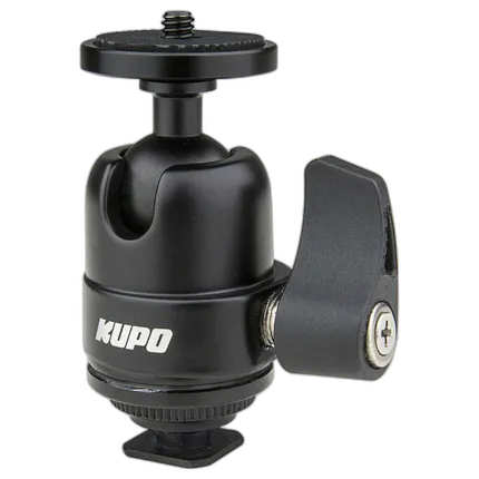 Kupo Midi Ball Head with Hot Shoe Mount