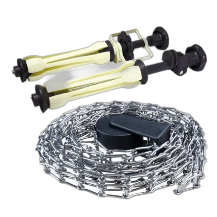 Kupo Background Paper Drive Set with Gray Metal Chain