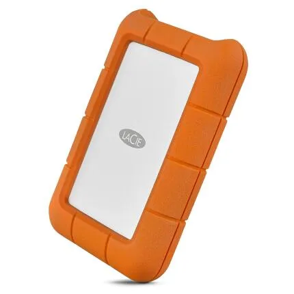 Seagate LaCie Rugged RAID Pro Hard Drive 4TB USB C 3.0 SD Card Reader