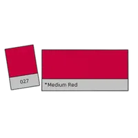 LEE Filters Medium Red Lighting Effect Gel Filter 0