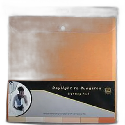 LEE Filters Daylight to Tungsten Filter Lighting Pack - 12 Sheets