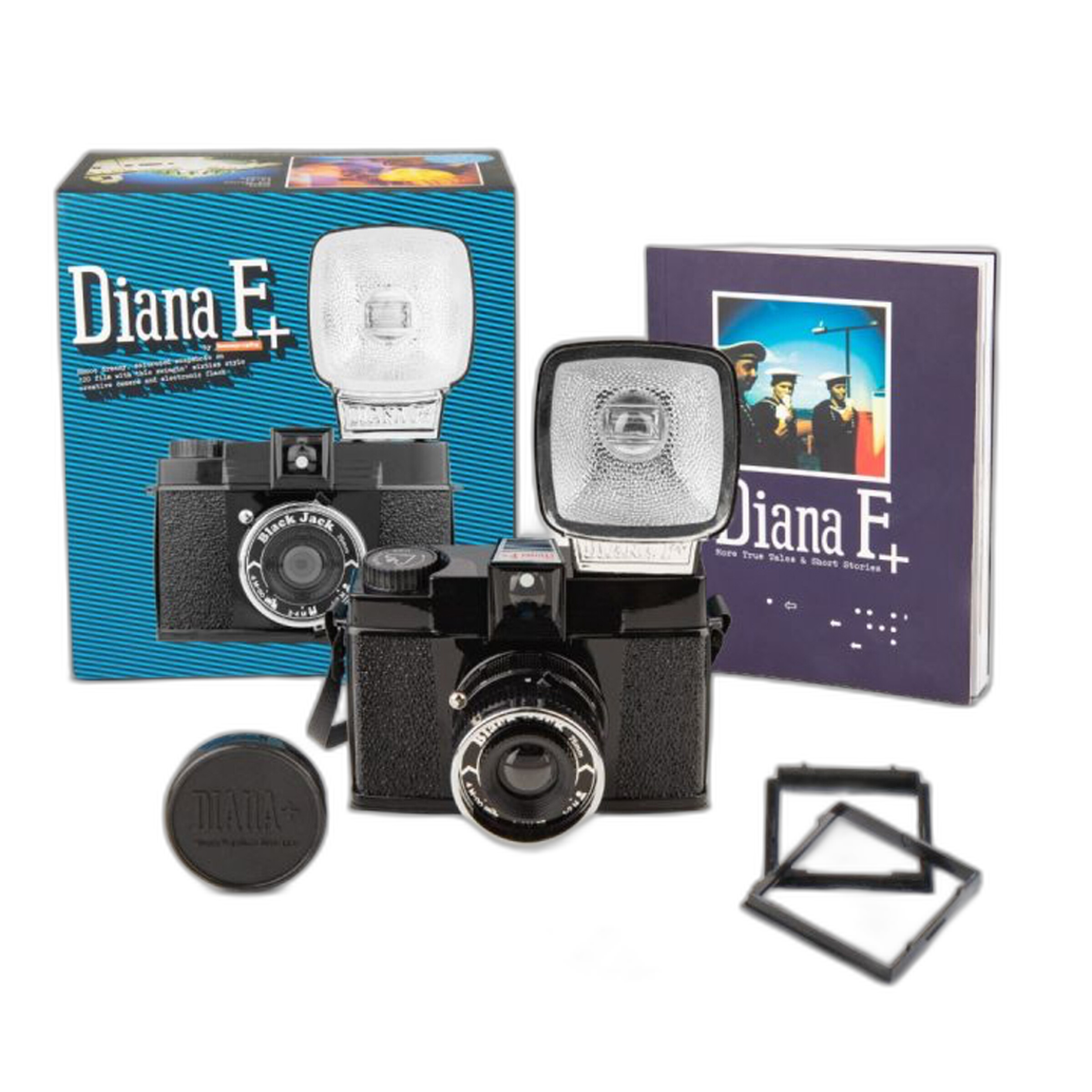 Lomography Diana F+ Medium Format Camera (Black Jack)