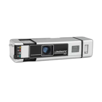 Lomography Lomomatic 110 Camera and Flash Metal
