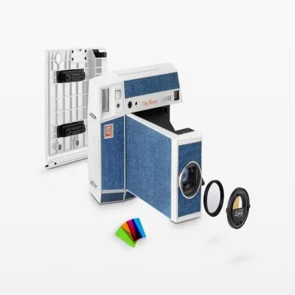Lomography LomoInstant Square Glass Camera and Accessory Kit (The Blues)