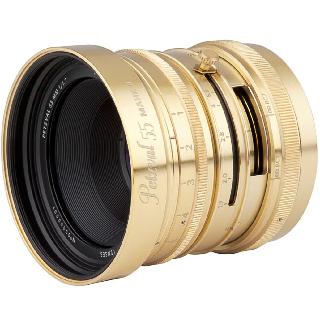 Lomography Petzval 55mm f/1.7 MKII Lens Bokeh Control Brass