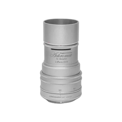 Lomography Daguerreotype Achromat 64mm f/2.9 Lens for Nikon F (Silver)