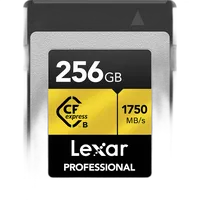 Lexar 256GB Professional CFexpress Type B GOLD Series Memory Card 0