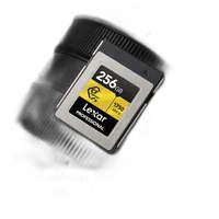Lexar 256GB Professional CFexpress Type B GOLD Series Memory Card 1