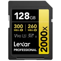 Lexar 128GB Professional 2000x UHS-II U3 V90 Class 10 SDXC Memory Card 0