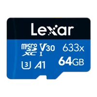 Lexar 64GB High Performance 633x UHS-I U3 V30 Class 10 MicroSDXC Memory Card 1