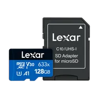 Lexar 128GB High Performance 633x UHS-I U3 V30 Class 10 MicroSDXC Memory Car 1