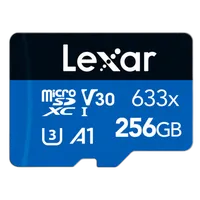 Lexar 256GB High Performance 633x UHS-I U3 V30 Class 10 MicroSDXC Memory Car 0