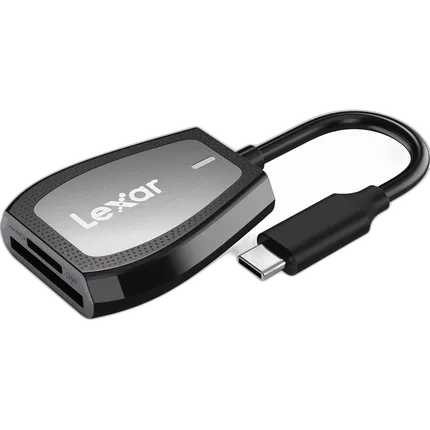 Lexar Professional USB 3.2 Type-C Dual-Slot Card Reader