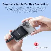 Lexar SL500 Portable Hard Drive with Mag Attach - 4TB 3