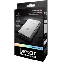 Lexar Professional Workflow Go Portable Dock Station 2-Bay 1
