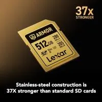 Lexar Professional ARMOR GOLD UHS-II SDXC - 128GB 8