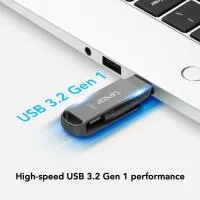 Lexar JumpDrive D400 128GB Titanium 1