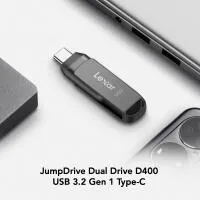 Lexar JumpDrive D400 128GB Titanium 5