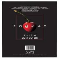 MCS Format 8x12in Picture Frame with Easel (Black) 0