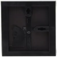 MCS Format 4x6in Picture Frame with Easel (Black) 1