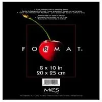MCS Format 8x10in Picture Frame with Easel (Black) 0