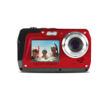 Minolta MN40WP 48MP QHD Dual LCD Screen Waterproof Camera (Red)