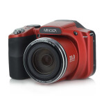 Minolta MN35Z 20MP 35X Optical Zoom Wi-Fi Bridge Camera (Red)
