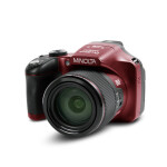 Minolta MN67Z 20MP 67x Optical Zoom Wi-Fi Bridge Camera (Red)