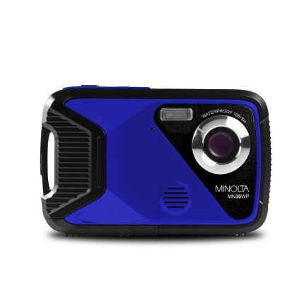 Minolta MN30WP 21MP/1080P HD Waterproof Digital Camera (Blue)